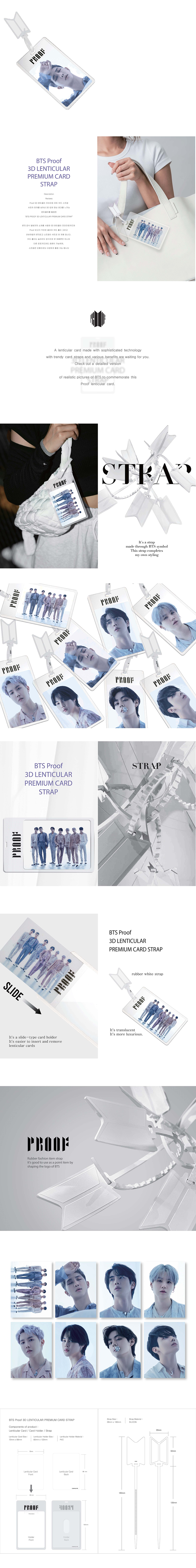 ktown4u.com : BTS - Proof 3D LENTICULAR PREMIUM CARD STRAP_Jung Kook